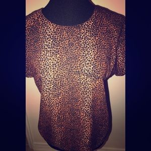 $5 Sale! Cheetah Blouse